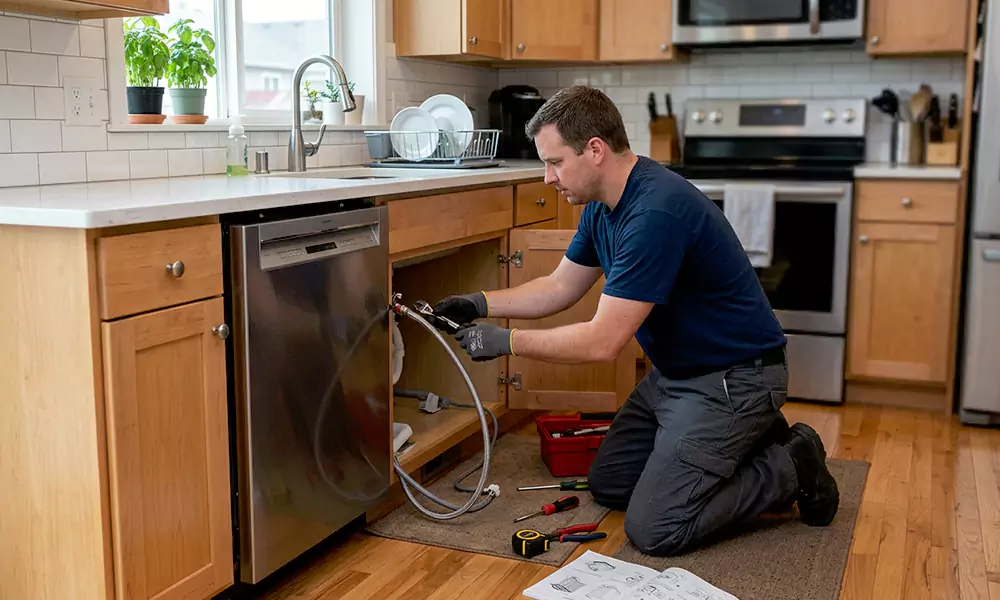 Dishwasher Installation in Marlborough, MA