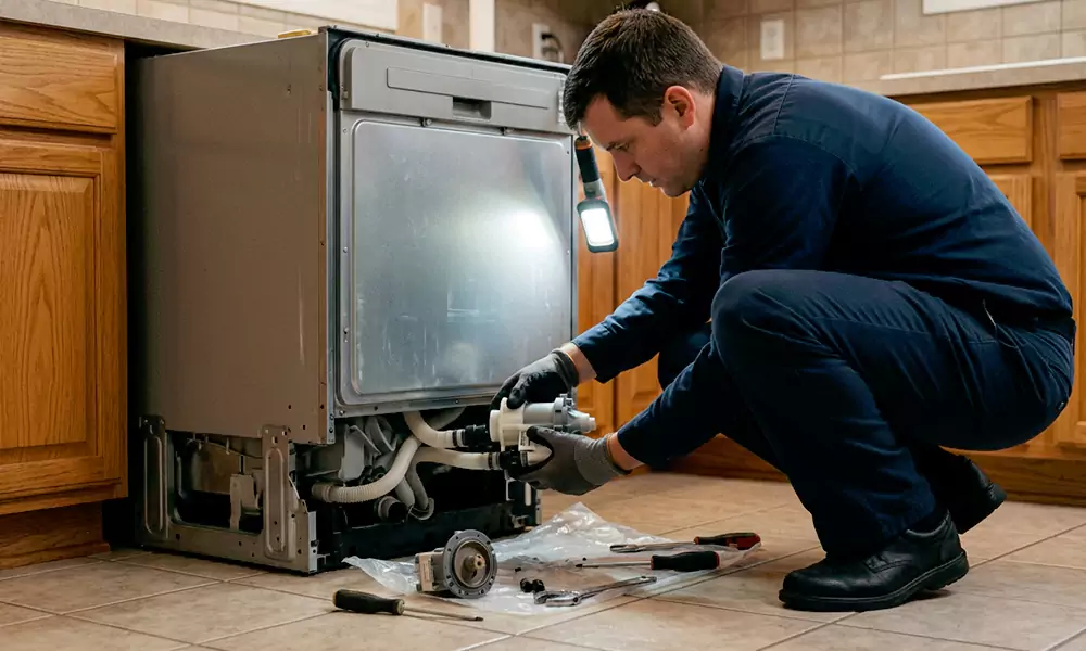 Dishwasher Pump Replacement in Marlborough, MA
